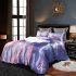 Longhaired british cat in dreamy cloudscapes bedding set