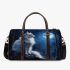 Longhaired British Cat in Dreamy Moonlit Landscapes 3D Travel Bag