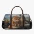 Longhaired British Cat in Fairy Tale Castles 3D Travel Bag