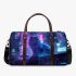 Longhaired British Cat in Futuristic Cybernetic City 2 3D Travel Bag