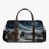 Longhaired British Cat in Lunar Landscapes 7 3D Travel Bag