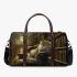 Longhaired British Cat in Magical Libraries 1 3D Travel Bag