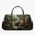 Longhaired British Cat in Steampunk Gardens 2 3D Travel Bag