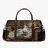 Longhaired British Cat in Timeless Libraries 1 3D Travel Bag