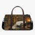 Longhaired British Cat in Whimsical Bookstores 3 3D Travel Bag