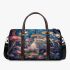 Longhaired British Cat in Whimsical Mushroom Groves 1 3D Travel Bag