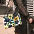 Flowers in the style of marano electronic music Small Handbag, Totes, Crossbody, Purse: Bag Gift Idea for Girlfriend, Sitter, Birthday, Women ,Daughter, Mama, Ladies