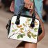 Minimalist Botanical Splendor Delicate Charm Shoulder Handbag