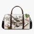 music note and guitar and tulip with green leaf and koi fish 2 Travel Bag