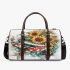 Music note and Piano and Sunflower and Koi Fish colorfull 1 Travel Bag