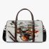 Musical notes and violin and orchid and goldfish 3 Travel Bag
