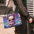 Owl and Colorful Sky Balloons Small Handbag