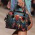 Parrots and dream catcher shoulder handbag