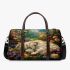 Persian Cat in Flower Gardens 2 3D Travel Bag