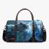 Persian Cat in Futuristic Megacities 3D Travel Bag