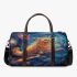 Persian Cat in Galactic Explorations 3D Travel Bag