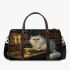 Persian Cat in Magical Enchanted Libraries 2 3D Travel Bag