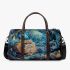 Persian Cat in Mystical Crystal Caverns 3D Travel Bag