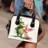 Pigs and pinky grinchy smile toothless shoulder handbag