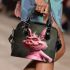 Pigs and pinky grinchy smile toothless like shoulder handbag