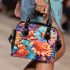 Psychedelic Floral Bouquet Shoulder Handbag