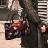 Red-Haired Woman with Balloons Small Handbag