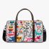 skeleton party dancing with guitar trumpet and dogs cats Travel Bag