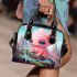 Smiling Dragon in Magical Land Shoulder Handbag