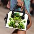 St patrick's day cute frog cartoon shoulder handbag