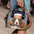 Stylish canine chef shoulder handbag