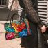 Vibrant Colorful Rose Garden Small Handbag