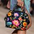 Vibrant Cultural Floral Design Shoulder Handbag