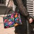 Vibrant Cultural Floral Pattern Small Handbag