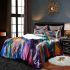 Vibrant painting of fish bedding set