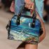 Wilds ocean with dream catcher shoulder handbag