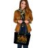 Wish You Happy Thanks Giving Leather Tote Bag