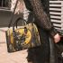 Wolves yellow moon and dream catcher small handbag