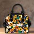 Pattern of flowers in the style maru aronson Shoulder Handbag, Totes, Crossbody, Purse: Gift Idea for Girlfriend, Women ,Daughter, Mama, Ladies