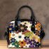 Pattern of flowers in the style maru aronson Shoulder Handbag, Totes, Crossbody, Purse: Gift Idea for Girlfriend, Women ,Daughter, Mama, Ladies