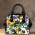 Pattern of flowers in the style maru aronson Shoulder Handbag, Totes, Crossbody, Purse: Gift Idea for Girlfriend, Women ,Daughter, Mama, Ladies