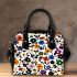 Pattern of flowers in the style maru aronson Shoulder Handbag, Totes, Crossbody, Purse: Gift Idea for Girlfriend, Women ,Daughter, Mama, Ladies