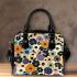 Pattern of flowers in the style maru aronson Shoulder Handbag, Totes, Crossbody, Purse: Gift Idea for Girlfriend, Women ,Daughter, Mama, Ladies