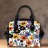 Pattern of flowers in the style maru aronson Shoulder Handbag, Totes, Crossbody, Purse: Gift Idea for Girlfriend, Women ,Daughter, Mama, Ladies