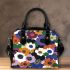 Pattern of flowers in the style maru aronson Shoulder Handbag, Totes, Crossbody, Purse: Gift Idea for Girlfriend, Women ,Daughter, Mama, Ladies