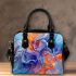 Abstract digital art shoulder handbag