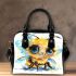 Adorable baby honey bee with big beautiful eyes shoulder handbag