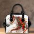 American paint horse adorned with native inspired regalia shoulder handbag