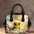 Baby bee and flowers butterflies shoulder handbag