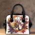 Canada mape leafs with dream catcher shoulder handbag