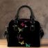 Colorful butterflies flying shoulder handbag